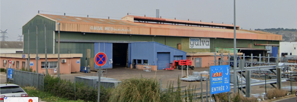 Désamiantage site industriel Zinq